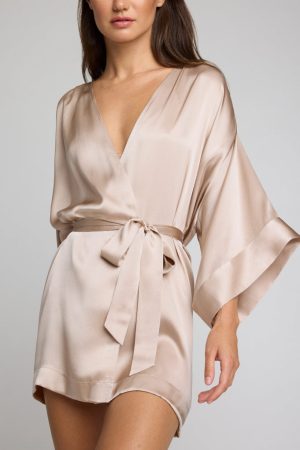 Eclipse Silk Mini Robe