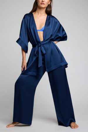 Eclipse Silk Mini Robe