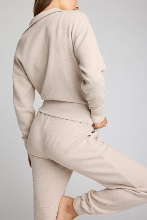 Waffle Knit Pullover