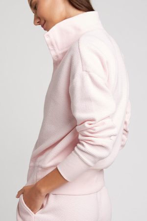 Waffle Knit Pullover