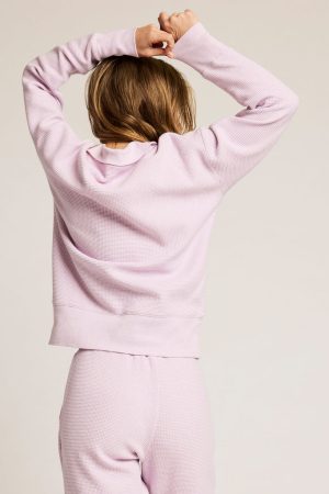 Waffle Knit Pullover